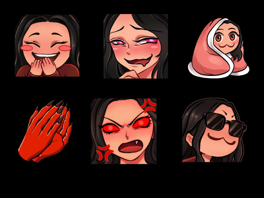 Twitch Emotes! I have lots of samples of Emotes and Badges. Also Gifs!